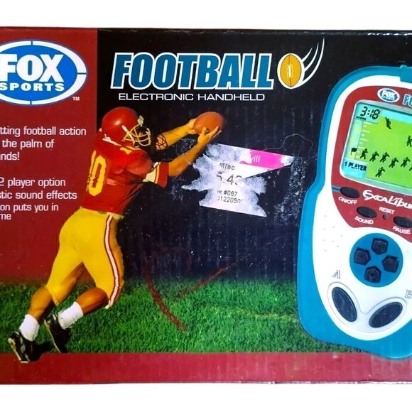 FOX Game Electronic Sports  HANDHELD Football ORIGINAL Box EXCALIBUR FX204 2007 - Picture 3 of 3